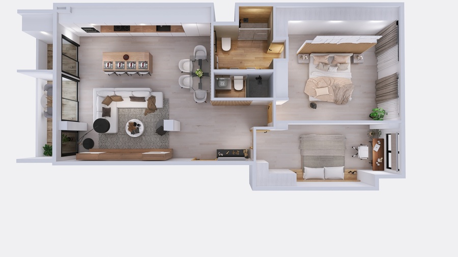 Plano 3D · Calle Carmen